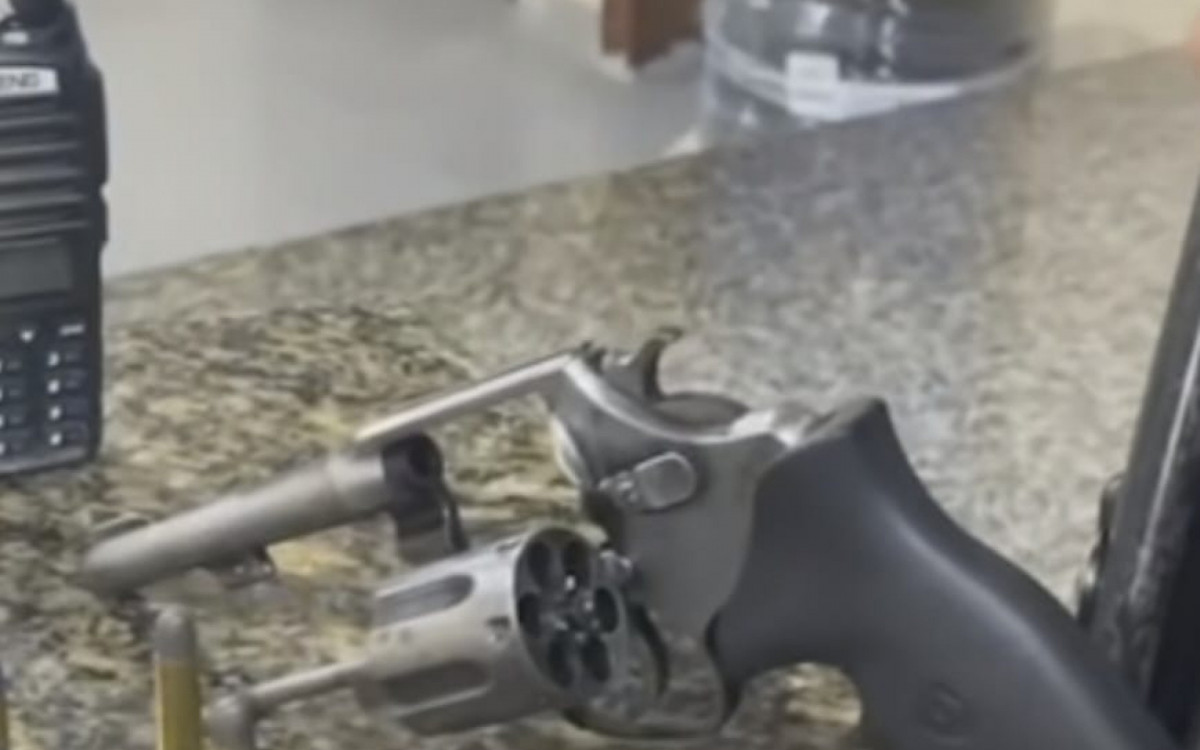 material apreendido no Bracuí