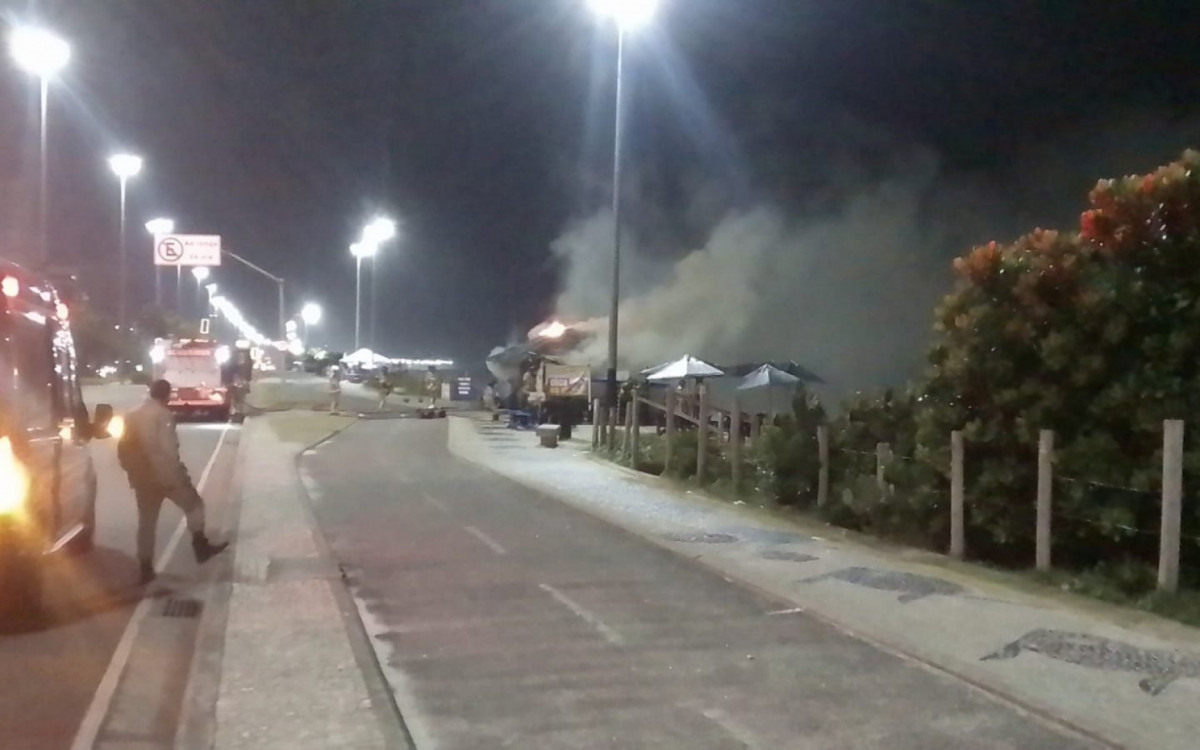 O incêndio foi controlado no início da manhã desta sexta - Divulgação/CET-Rio