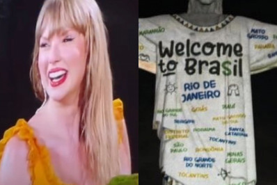 Em primeiro show no Rio, Taylor Swift agradece homenagem no Cristo Redentor