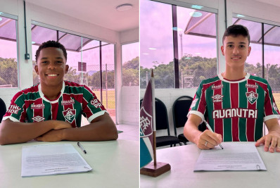 Fluminense renova contrato com jovens promessas da base