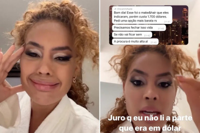 Sthefane Matos confunde dólar com real e paga R$ 8 mil em maquiagem para Grammy Latino
