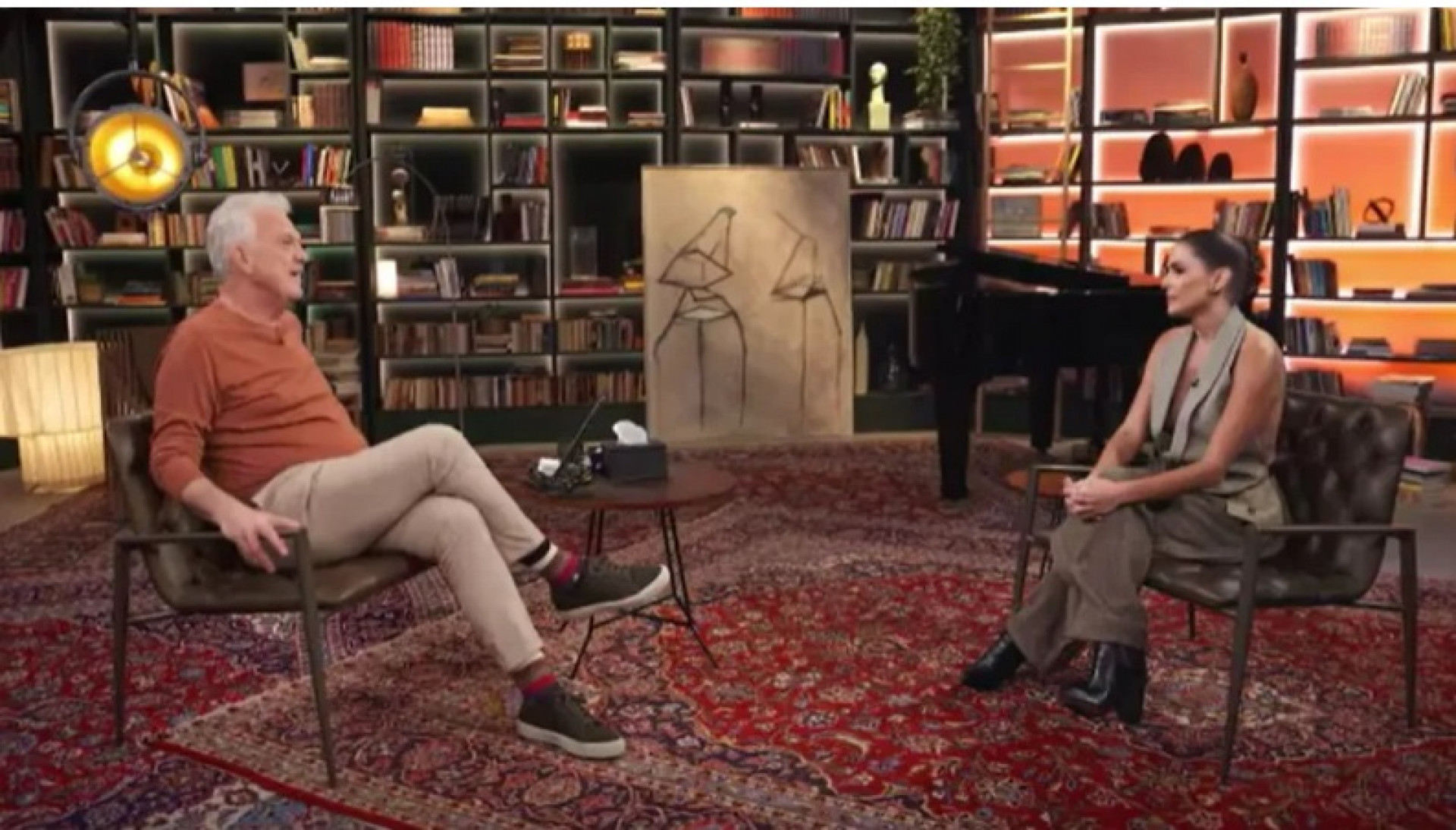 Deborah Secco participa do 'Conversa com Bial' - Reprodução de vídeo / TV Globo