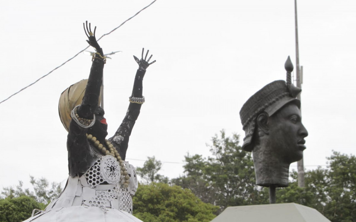 Cortejo Tia Ciata, no Centro do Rio, em celebração ao Dia da Consciência Negra