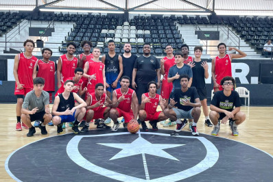 Atletas do Maricá Cidade Olímpica realizam treinamento de basquete