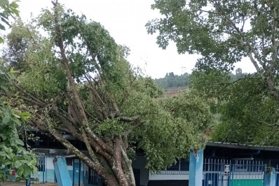 Cinco escolas municipais suspendem aulas devido a estragos causados pelas chuvas