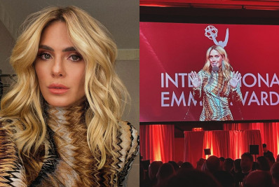 Carolina Dieckmann abre o álbum de fotos de participação no Emmy Internacional: 'Orgulho'