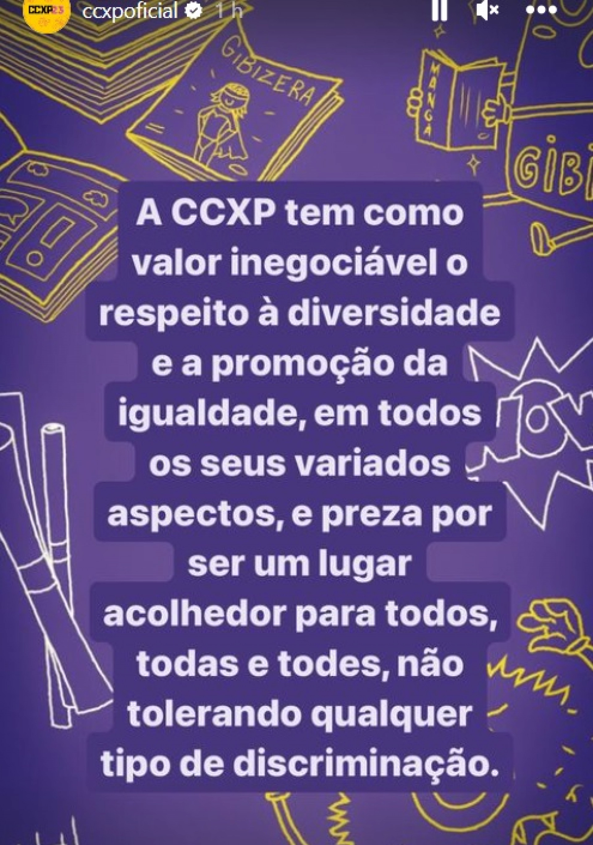 CCXP cancela participação de quadrinista após postagem racista no Facebook - Reprodução Internet