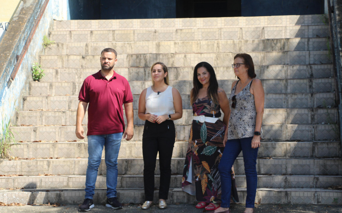 O anúncio foi feito, oficialmente, pela secretária municipal de Governo, Daniela de Livia, que visitou as instalações da unidade de ensino - Tamirys Mello