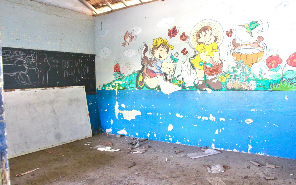 Local onde será construída a Escola Bilíngue Municipal com Orientação em Agropecuária e Turismo Rural