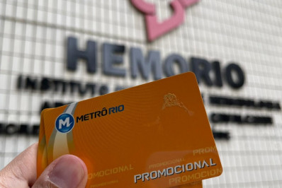 MetrôRio oferece 300 passagens gratuitas para doadores de sangue do Hemorio