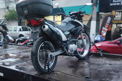 Sistema Integrado de Segurança prende homem com moto sem placa