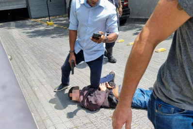 Vídeo: Tentativa de assalto termina em tiroteio na região da Faria Lima, em SP; suspeito é preso