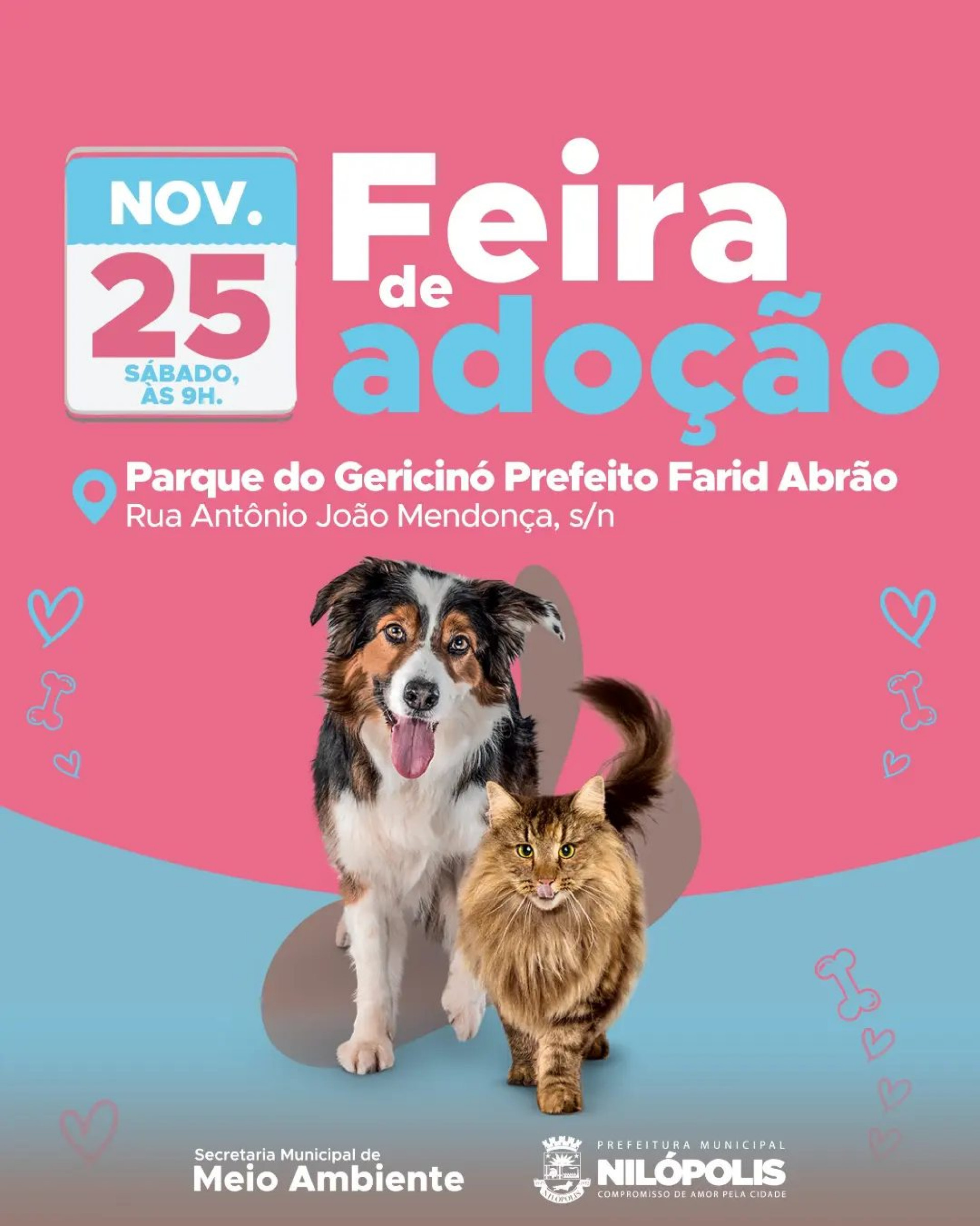 A Feira acontecerá no Parque Gericinó, a partir das 9h - Divulgação / PMN