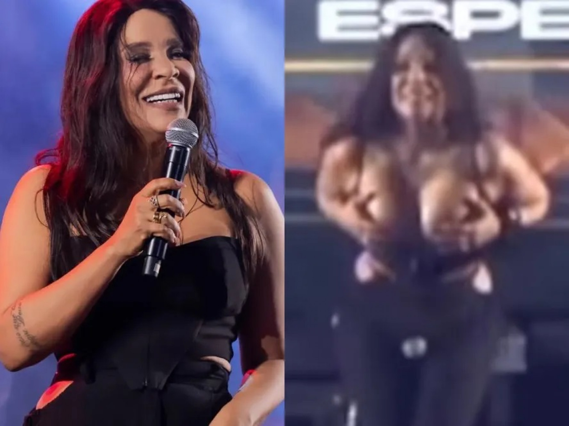 Vídeo: Depois de colocar silicone, cantora do Calcinha Preta mostra os  seios em show | Diversão | O Dia