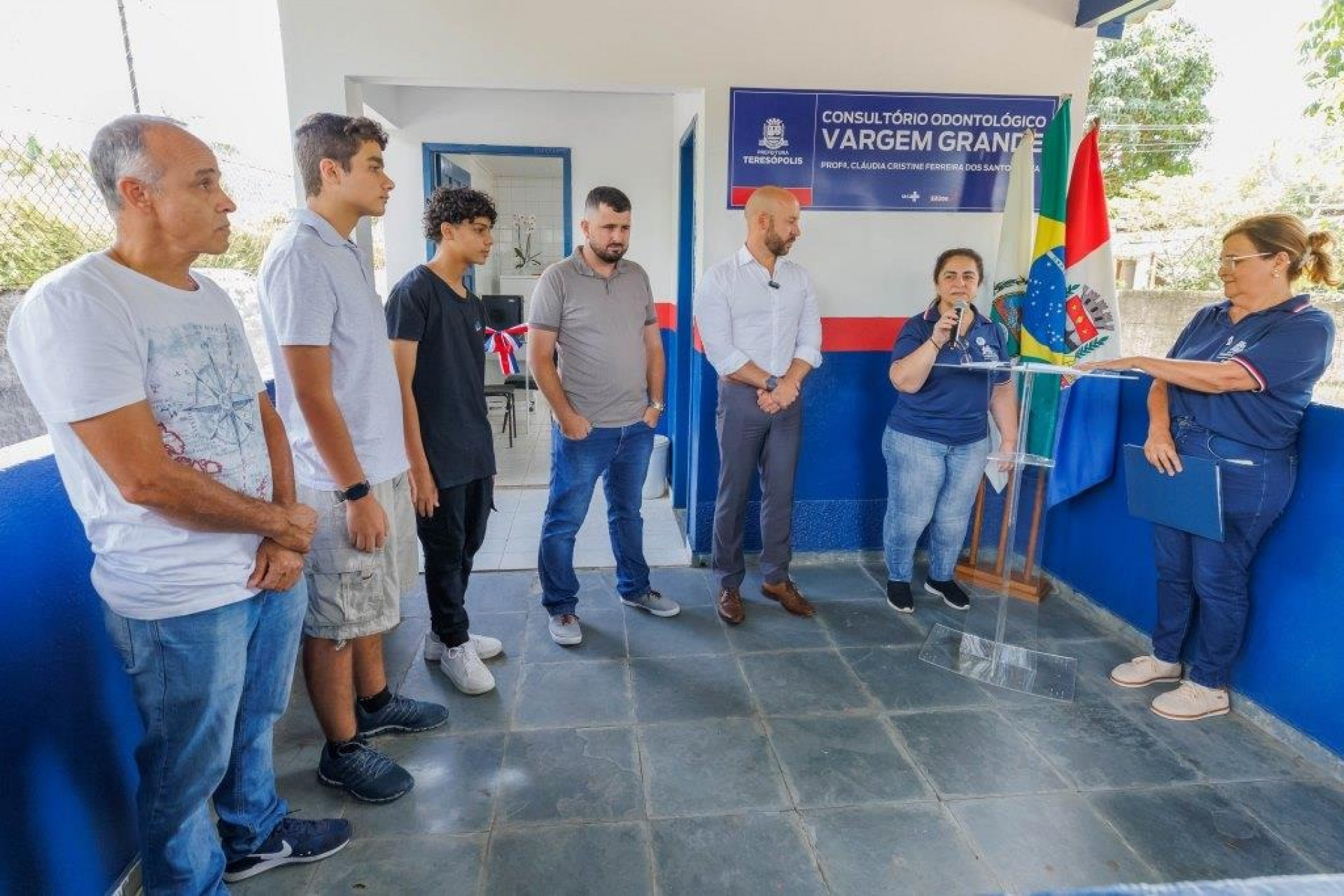 Inaugura&ccedil;&atilde;o contou com a presen&ccedil;a da comunicade e autoridades, como o vereador Bruninho Almeida, autor da mo&ccedil;&atilde;o que d&aacute; nome ao consult&oacute;rio - Bruno Nepomuceno