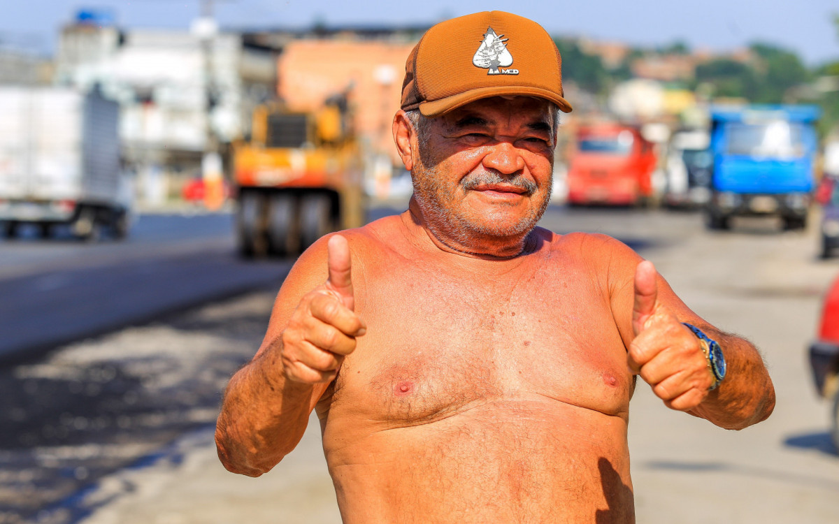 O aposentado e morador de São Vicente, Isidro de Farias, destacou que a Avenida ficará mais segura