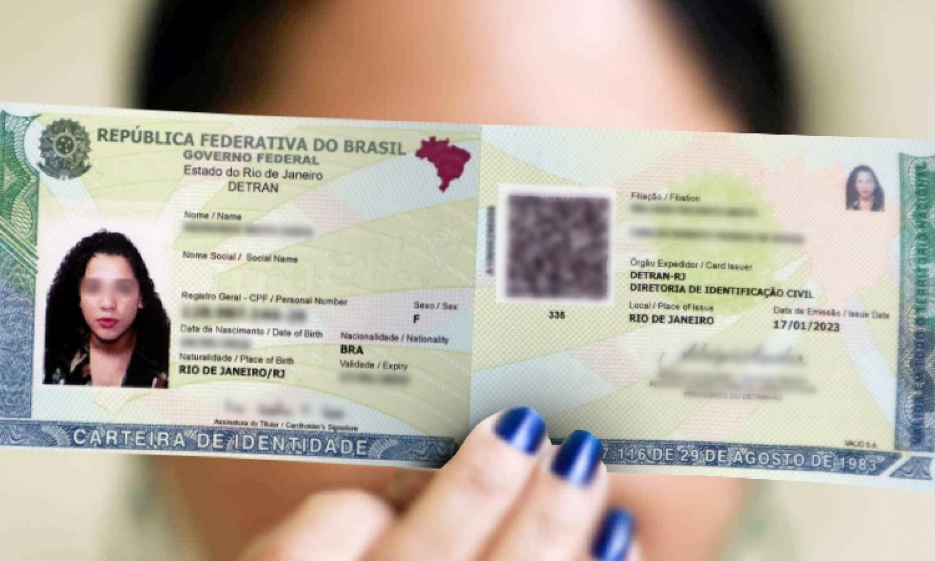 Detran.RJ começa a emitir a CIN para pessoas com até 30 anos - Divulgação / Detran.RJ