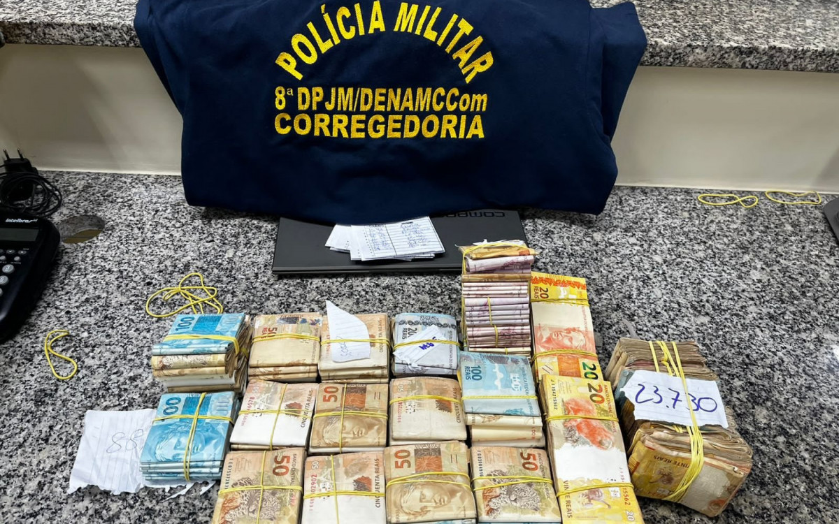 No Alto da Boa Vista, policiais militares  apreenderam R$ 112 mil  