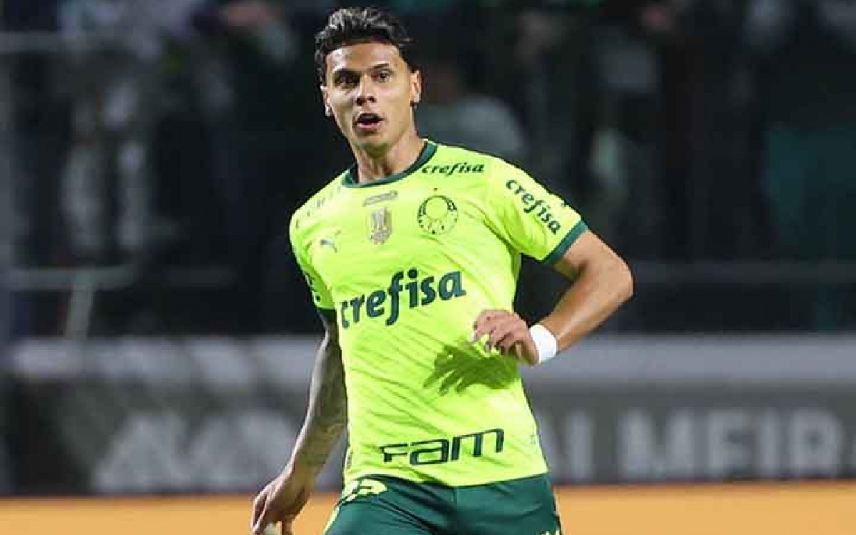 Richard Ríos agradece por sequência de chances no Palmeiras