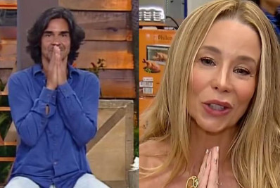 André Gonçalves cai no choro com surpresa de Danielle Winits em 'A Fazenda 15'