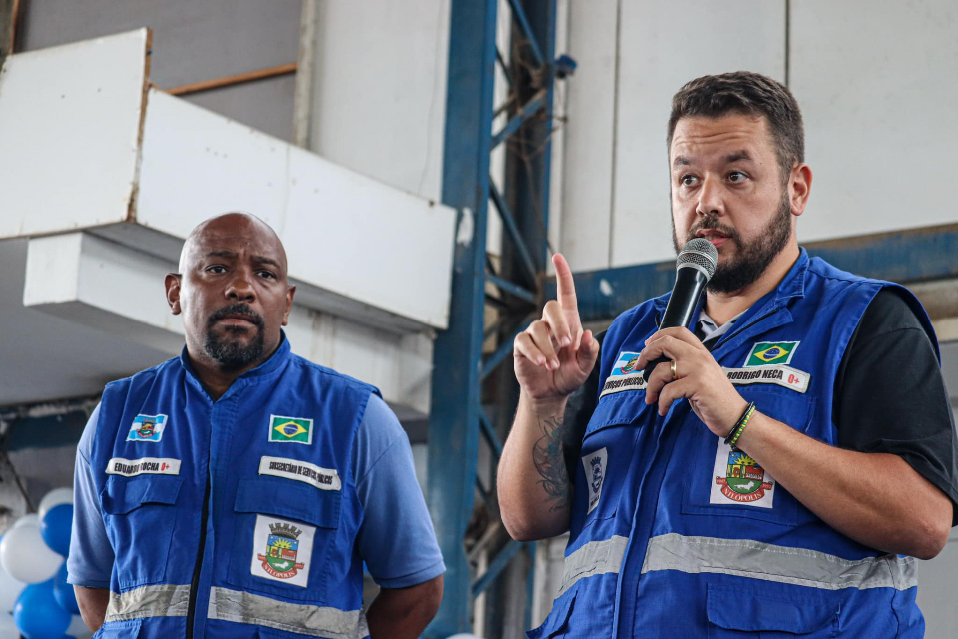 O secret&aacute;rio Rodrigo Neca destacou a import&acirc;ncia da preven&ccedil;&atilde;o para o cuidado dos funcion&aacute;rios - Divulga&ccedil;&atilde;o / PMN