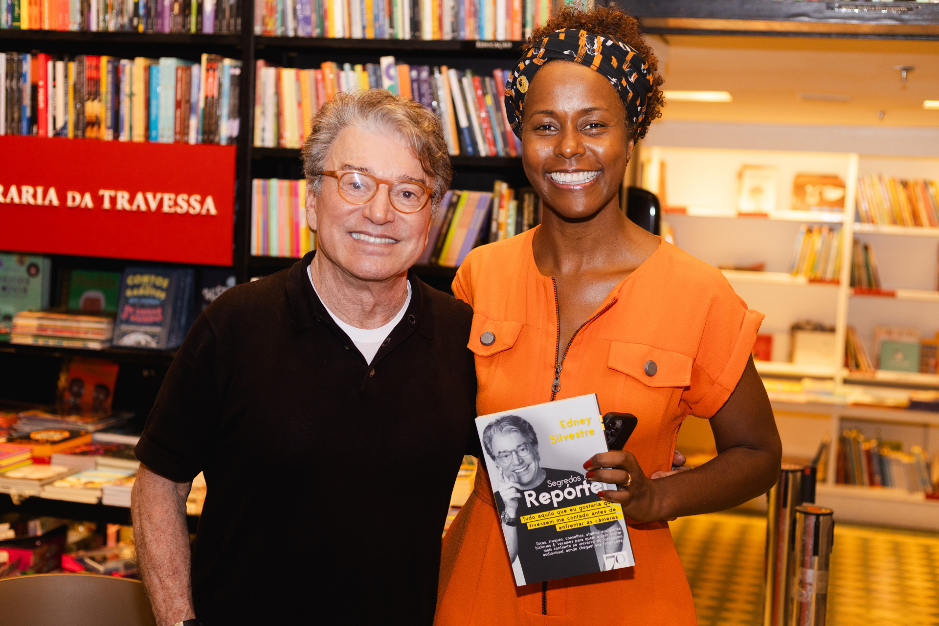 Edney Silvestre e Maju Coutinho - Almedina Brasil / Divulgação