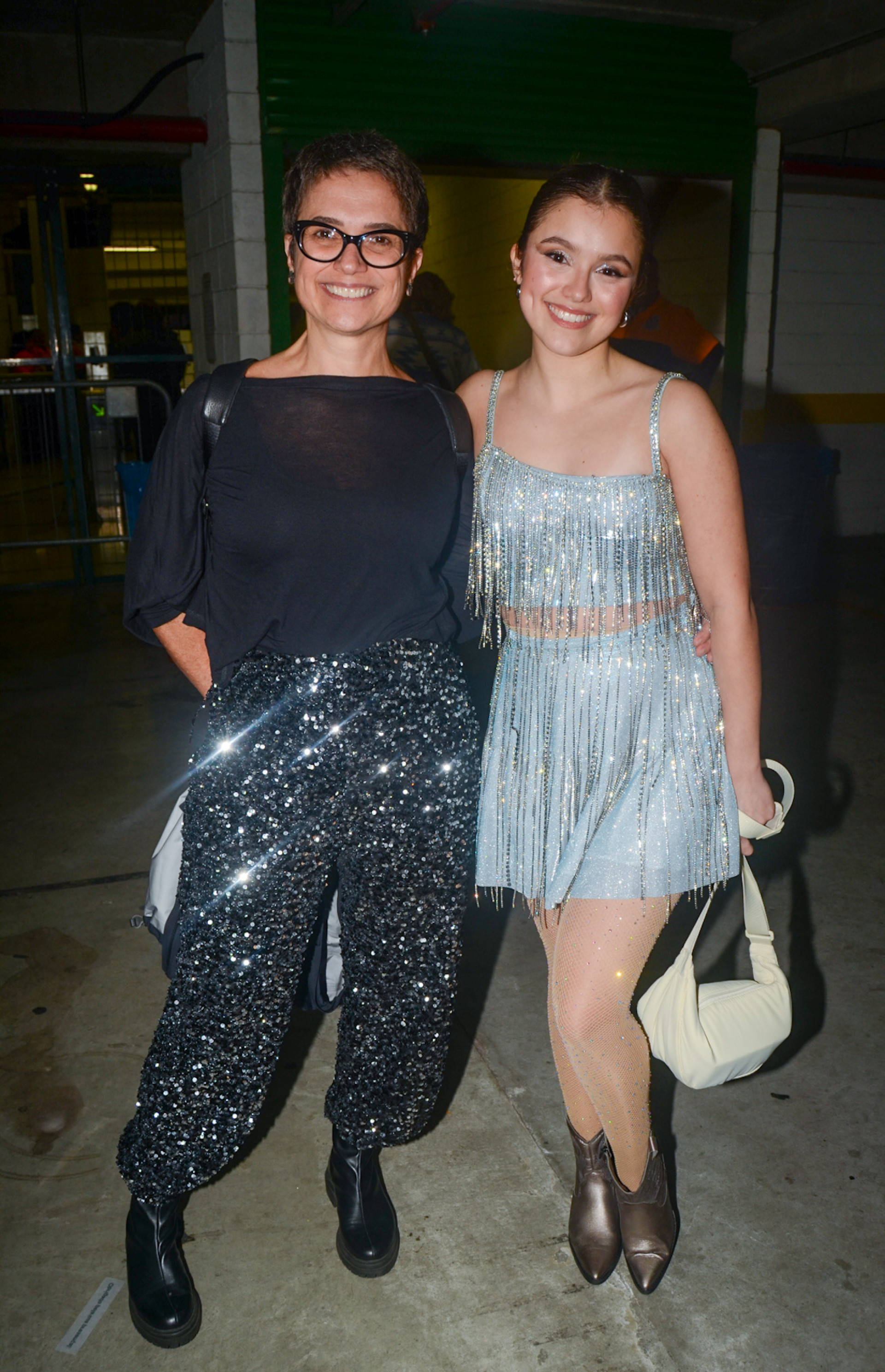 Sandra Annenberg e a filha, Elisa, no show da Taylor Swift em São Paulo - Araujo/ Agnews