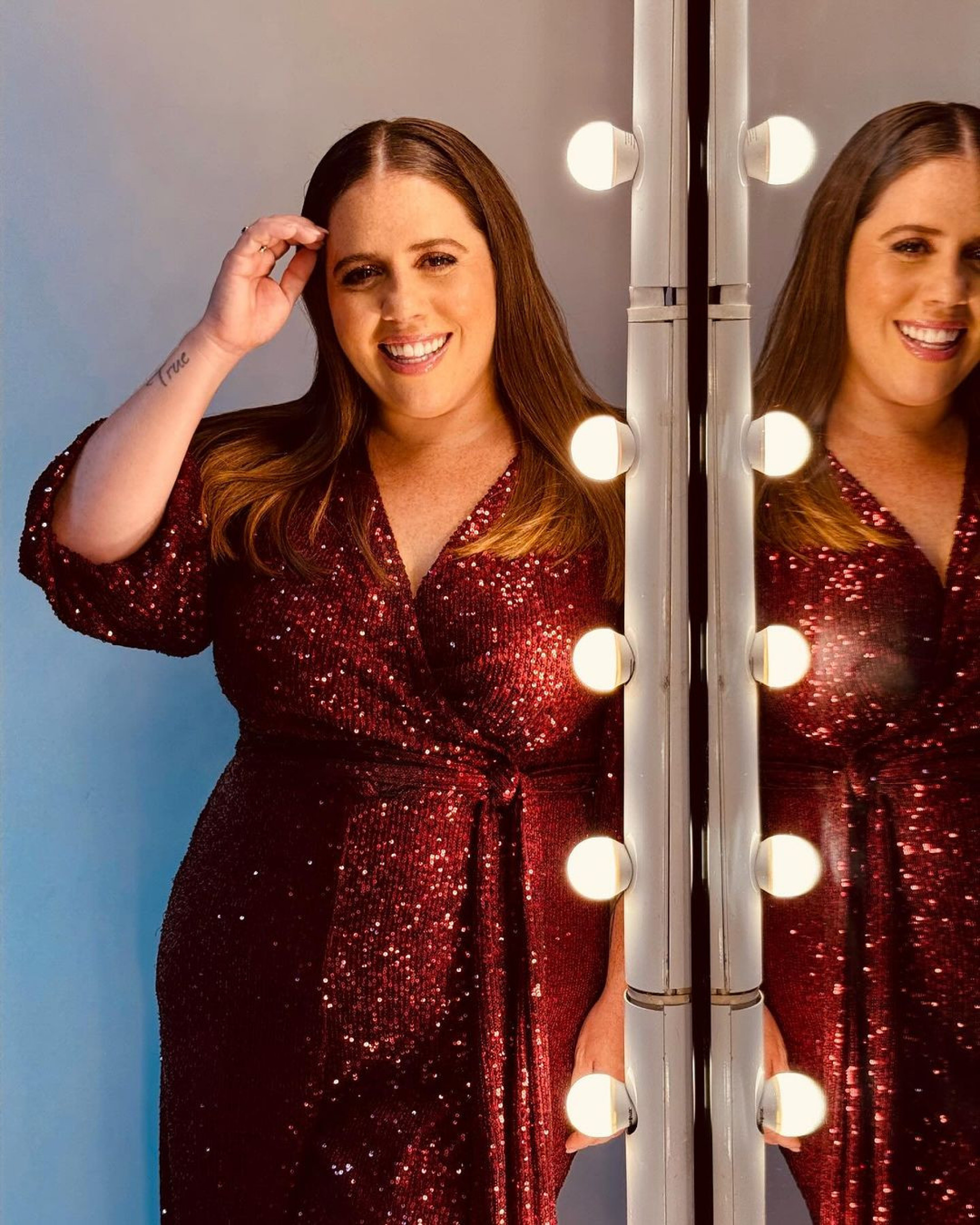 Tati Machado no programa 'Vem que tem na Globo' - Reprodução Internet