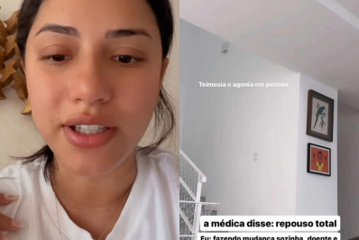 Namorada de Luva de Pedreiro deixa o hospital e desabafa após fazer mudança sozinha: 'Doente e grávida'