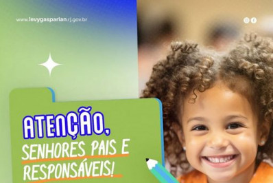 Começa processo de matrículas e renovação na rede de educação em Levy Gasparian