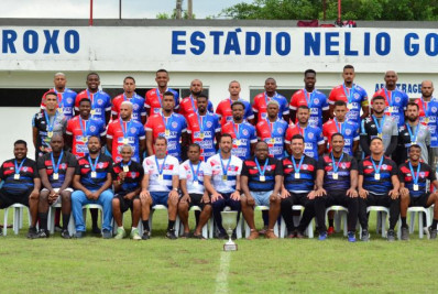 Belford Roxo recebe o troféu da Taça Maracanã do Carioca da Série B2