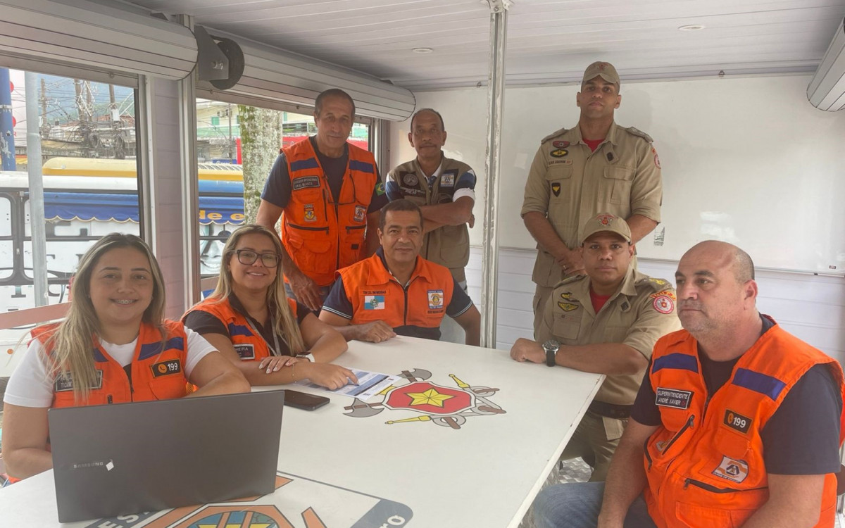 Simulado de desocupação em Caxias mobiliza centenas de agentes da Defesa Civil - Divulgação
