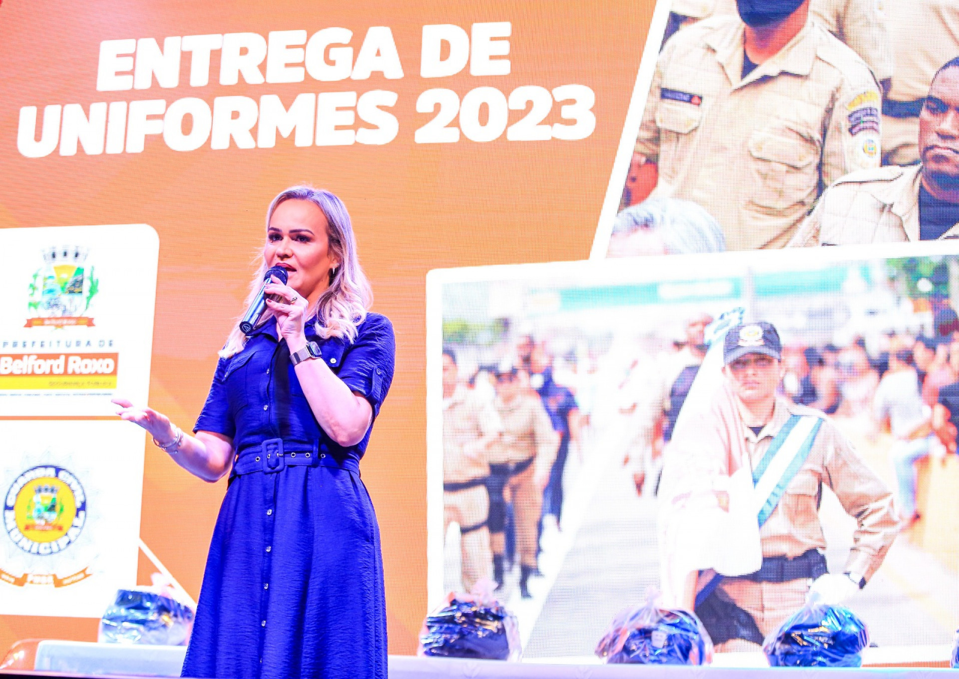 A deputada federal Daniella do Waguinho ressaltou a importância da qualificação e capacitação dos profissionais da segurança pública municipal - Rafael Barreto/PMBR