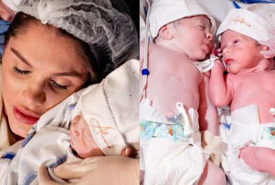 Nascem os gêmeos de Bárbara Evans: 'Meus meninos chegaram'
