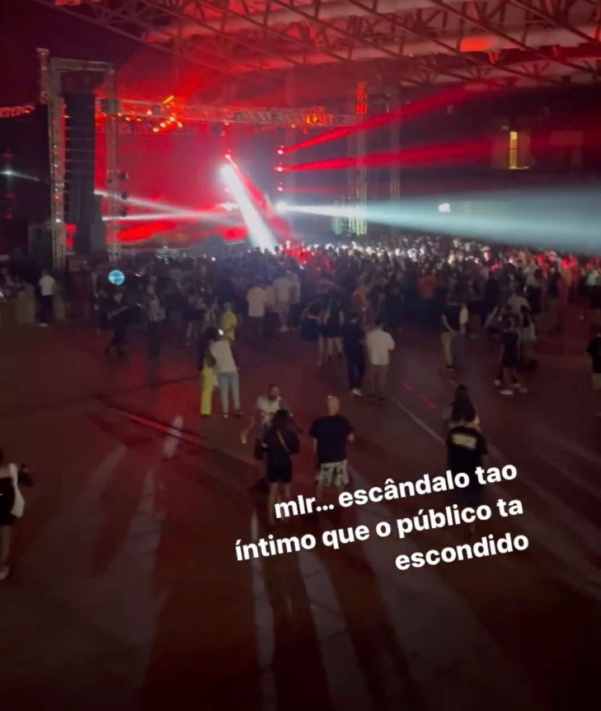 Show vazio de Luísa Sonza na Paraíba viraliza na web - Reprodução / X