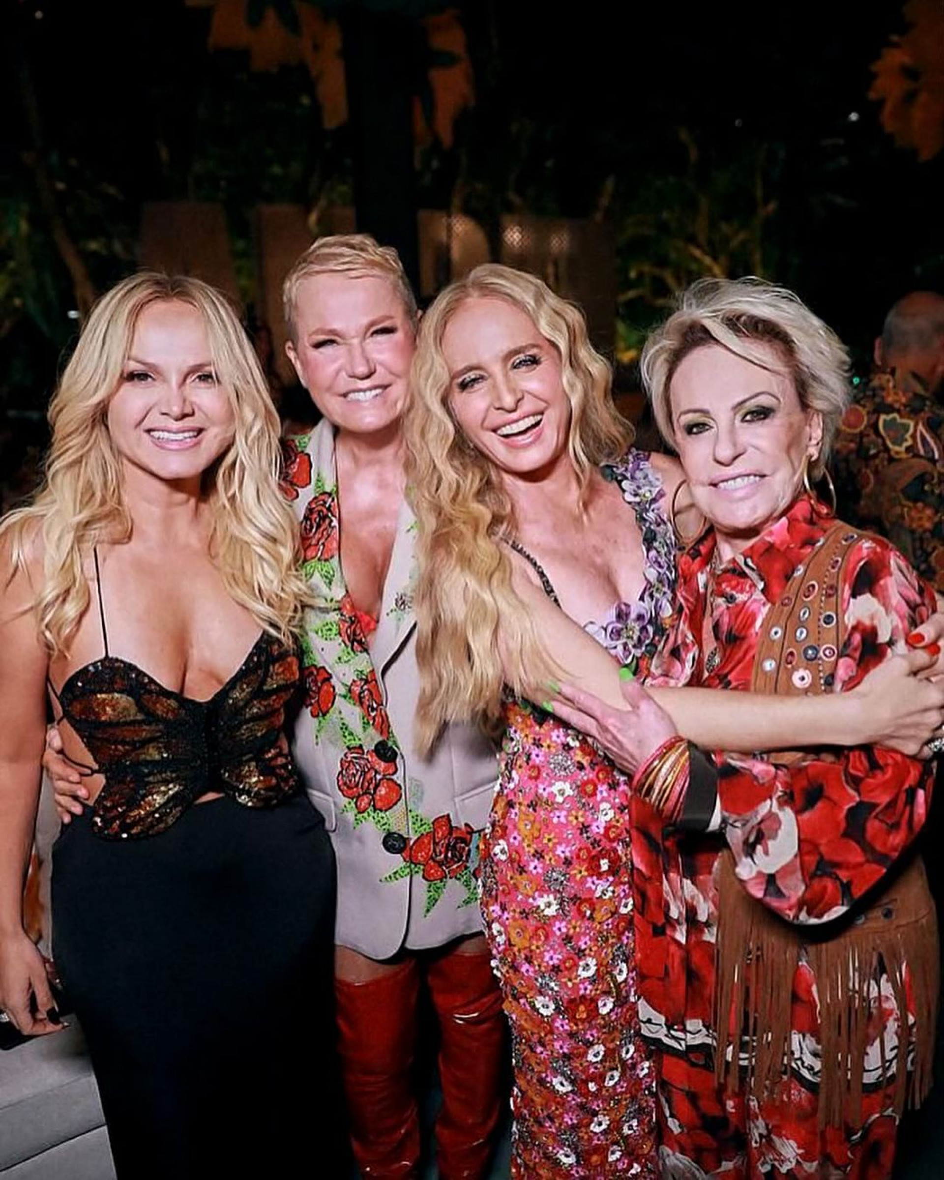 Angélica comemorou seu aniversário de 50 anos ao lado de Xuxa, Eliana e Ana Maria Braga - Reprodução/Instagram