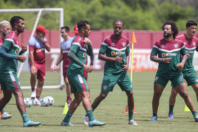 Fluminense encerra preparação para enfrentar o Santos na Vila Belmiro