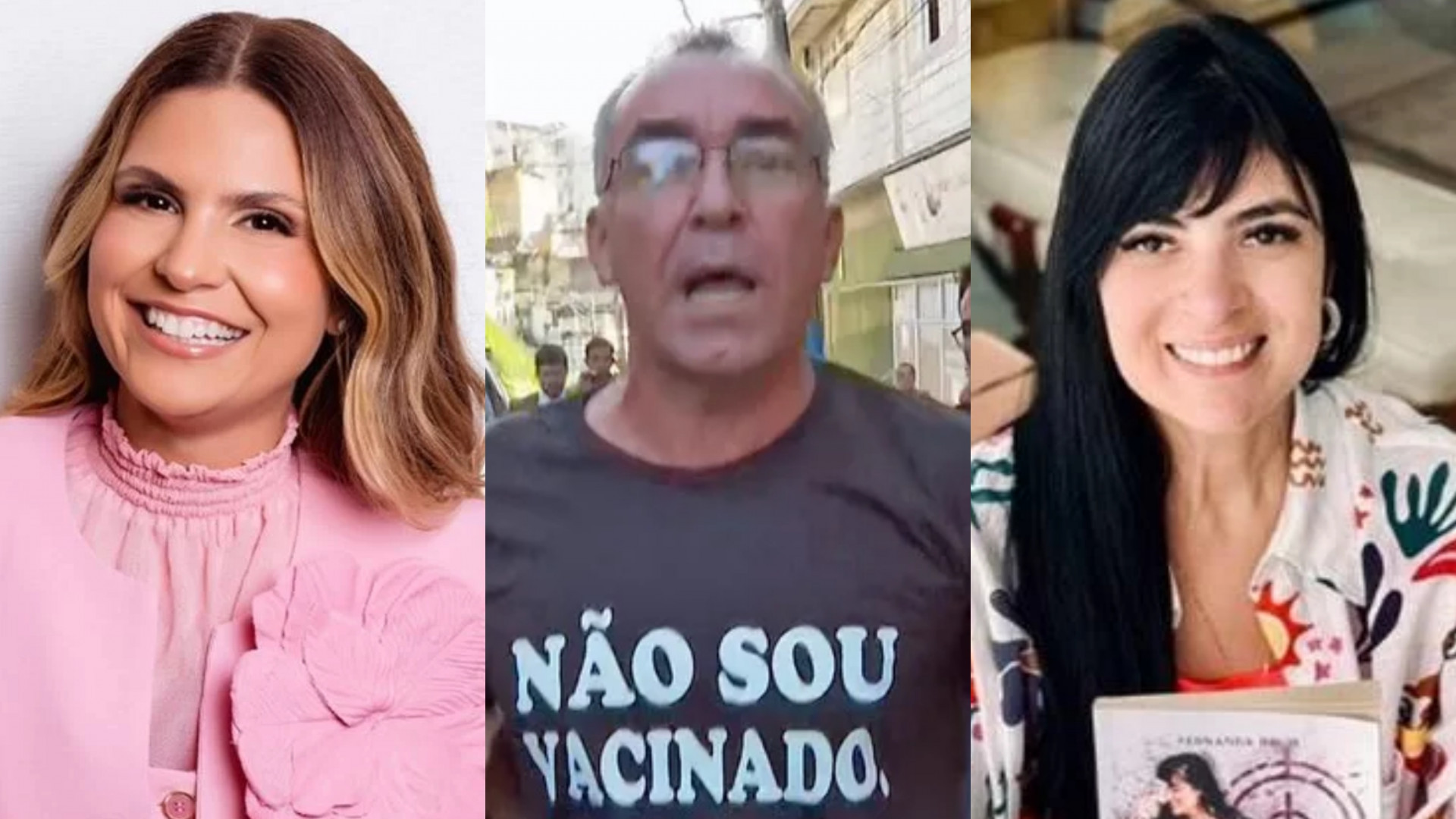 Pastor xingou cantoras evangélicas Aline Barros e Fernanda Brum - Reprodução Internet