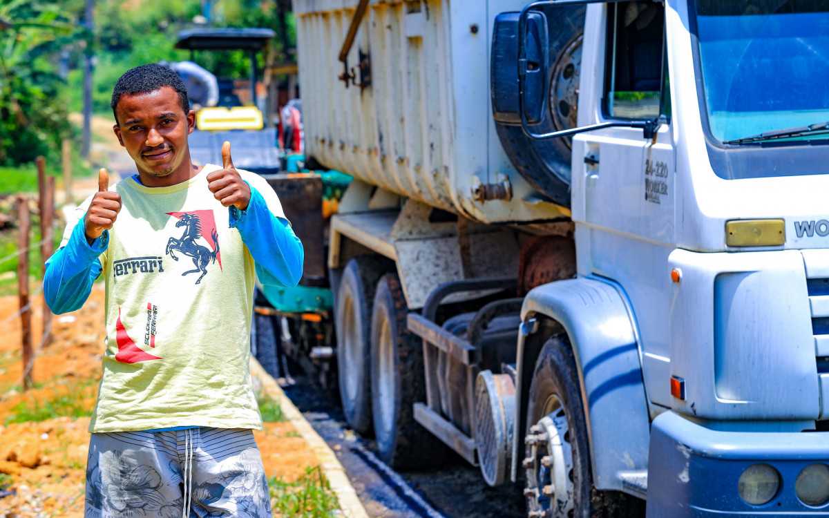 Felipe disse que as obras irão melhorar a qualidade de vida dos moradores do bairro
