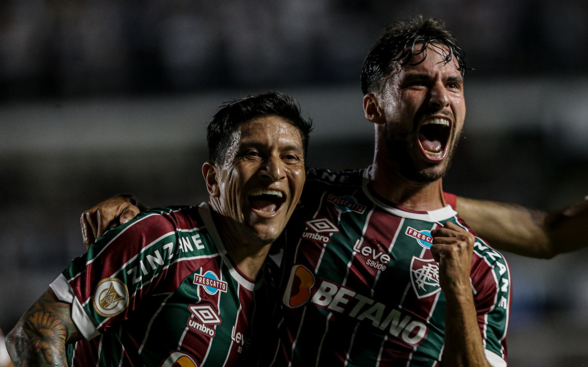 Partida entre Santos x Fluminense na Vila Belmiro pela 36ª rodada do Campeonato Brasileiro 2023. Quarta-feira (29) - LUCAS MERÇON/FLUMINENSE FC