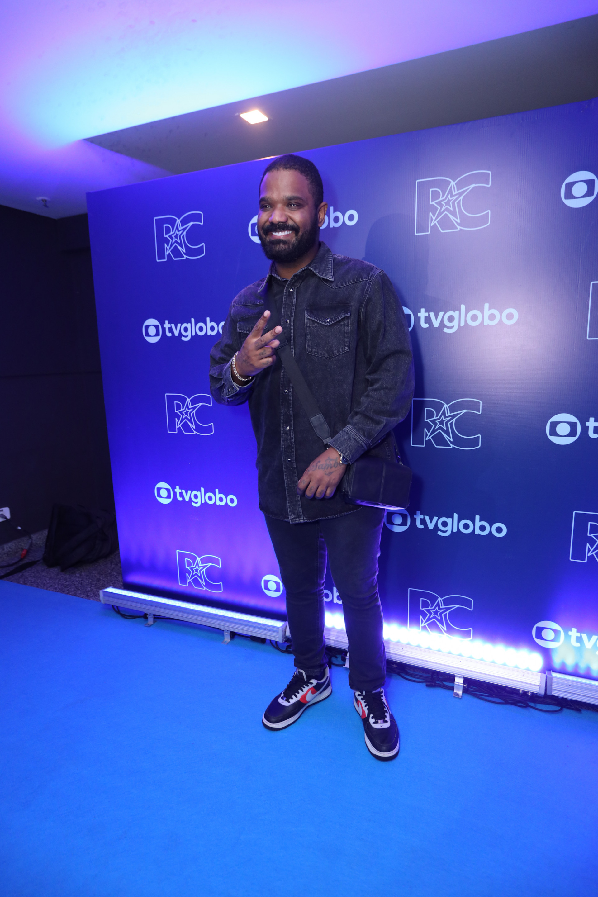 Arlindinho na gravação do especial de fim de ano do Roberto Carlos - Santiago de Andrade/ Agnews