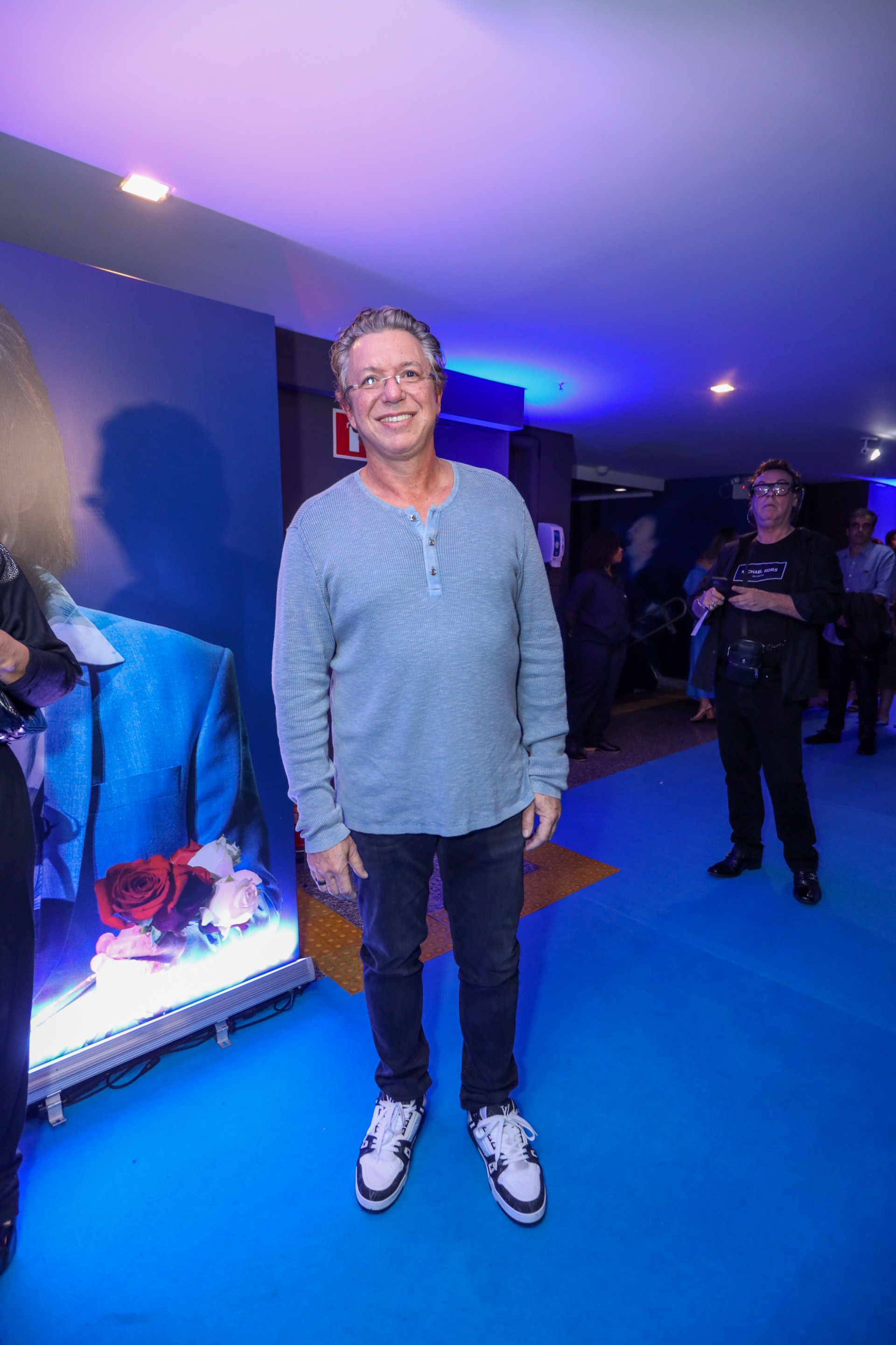 Boninho na gravação do especial de fim de ano do Roberto Carlos - Santiago de Andrade/ Agnews