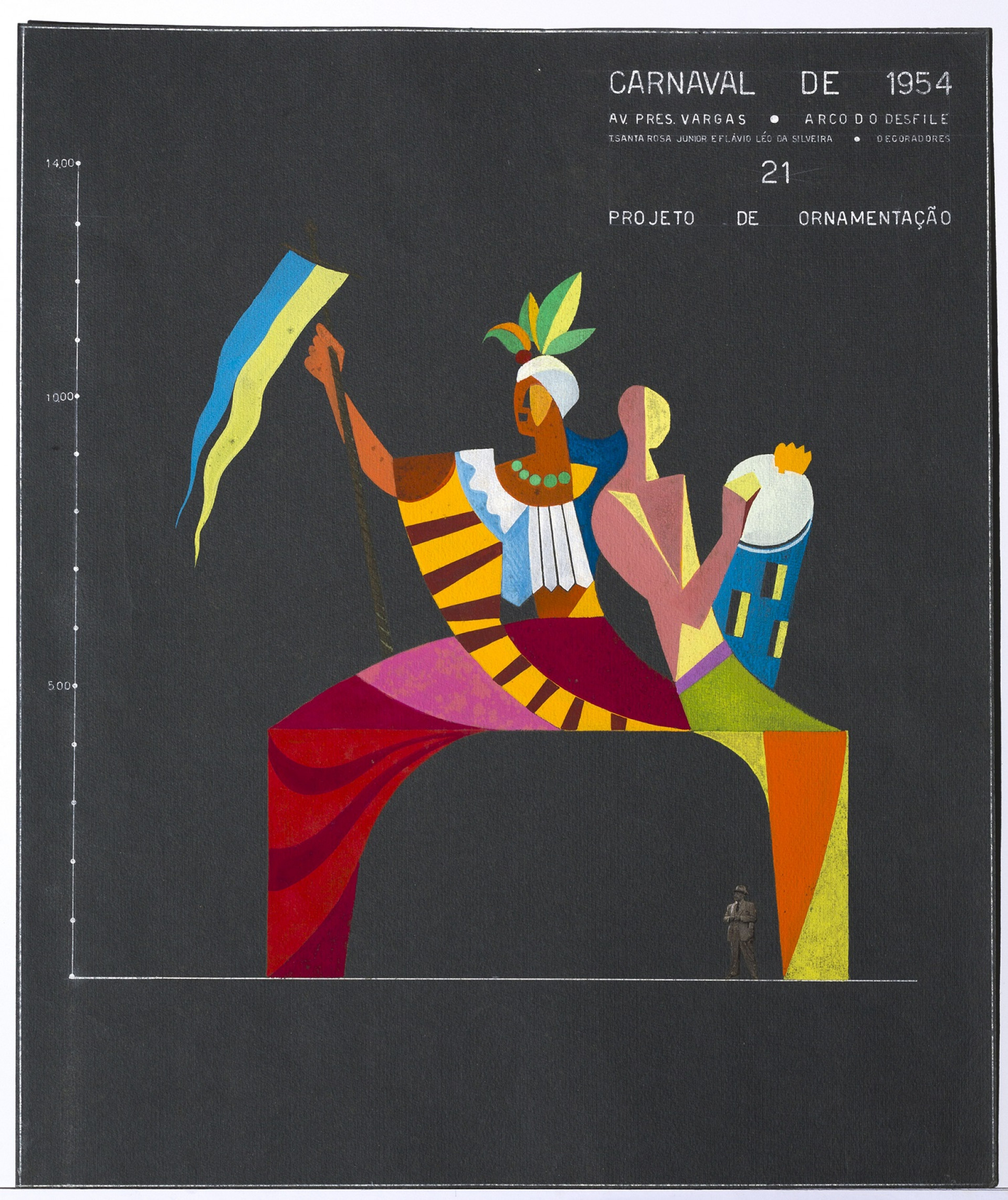 Trabalho de Tom&aacute;s Santa-Rosa pode ser visto pelo p&uacute;blico em um dos sal&otilde;es do Quitandinha - Divulga&ccedil;&atilde;o / Sesc RJ