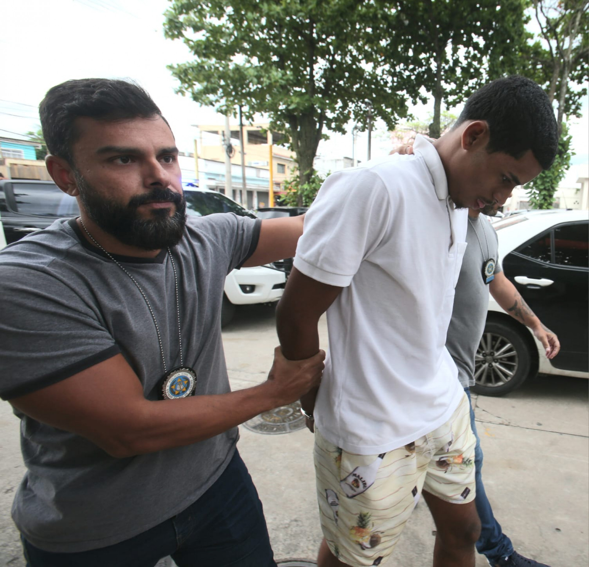 Kayky Alves de Araujo foi preso por policiais da 54ª DP (Belford Roxo) - Cleber Mendes / Agência O Dia