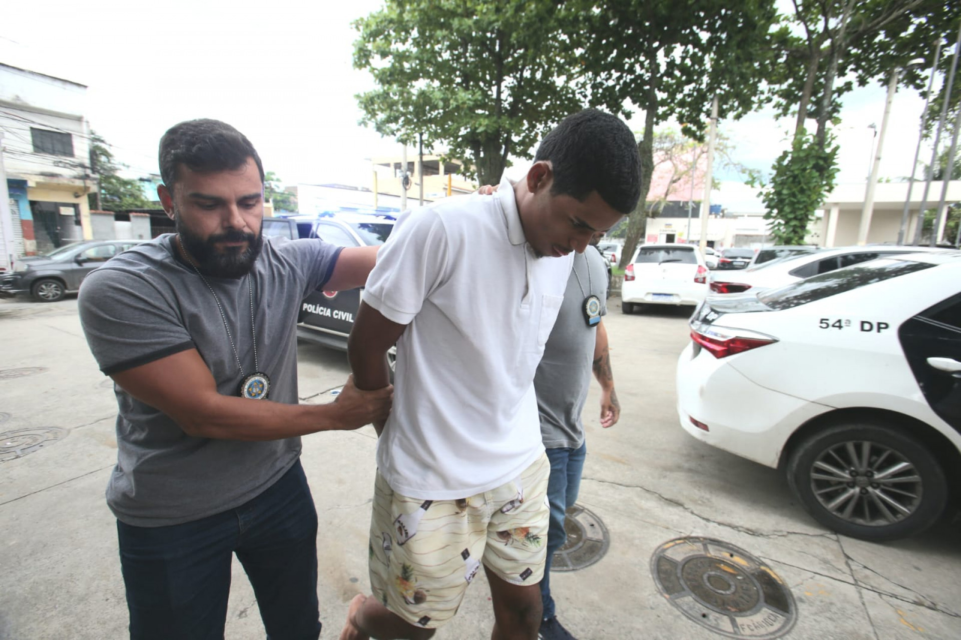 Kayky Alves de Araujo foi preso por policiais da 54ª DP (Belford Roxo) - Cleber Mendes / Agência O Dia
