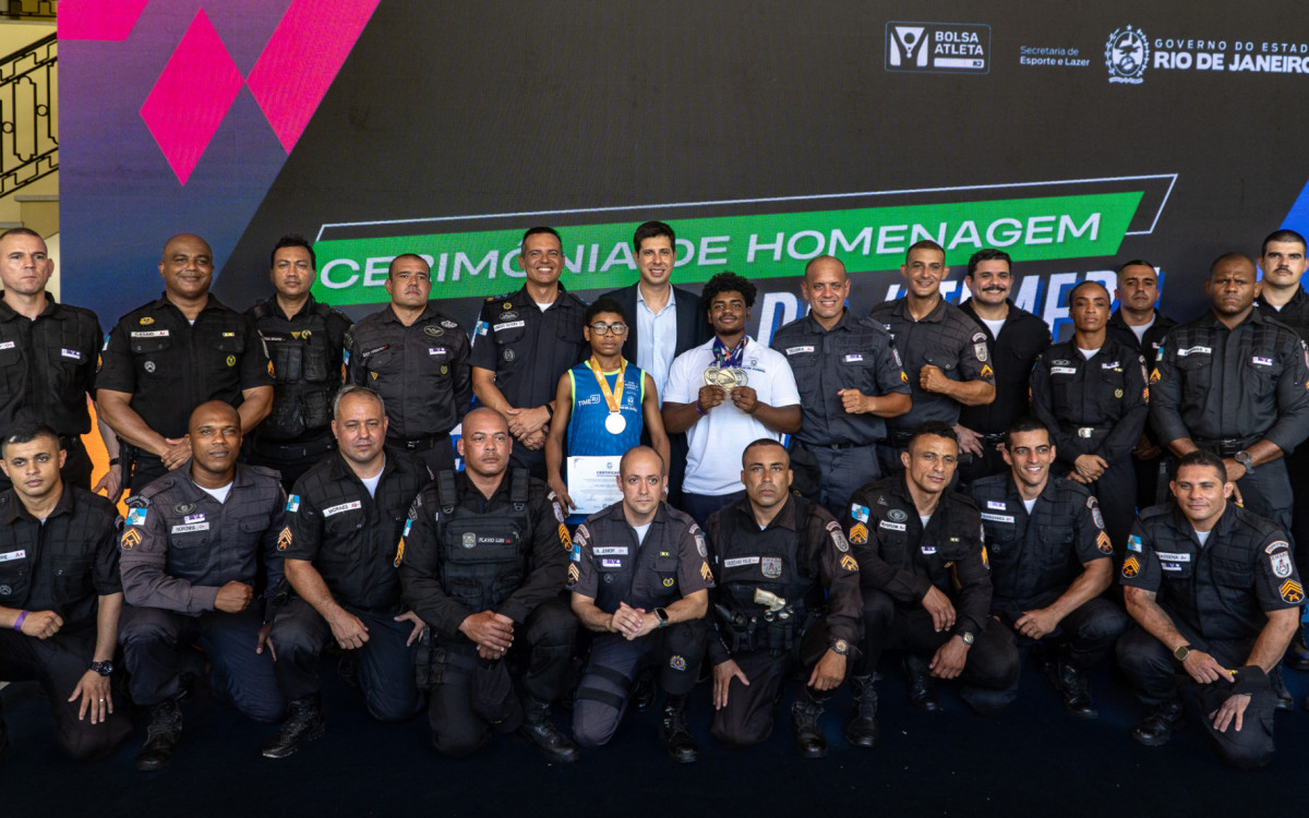 Cerimônia do Time RJ realizado no Palácio Guanabara