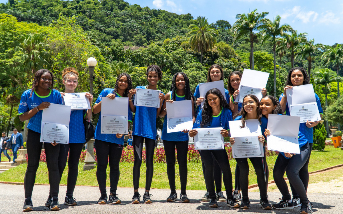 Cerimônia do Time RJ realizado no Palácio Guanabara