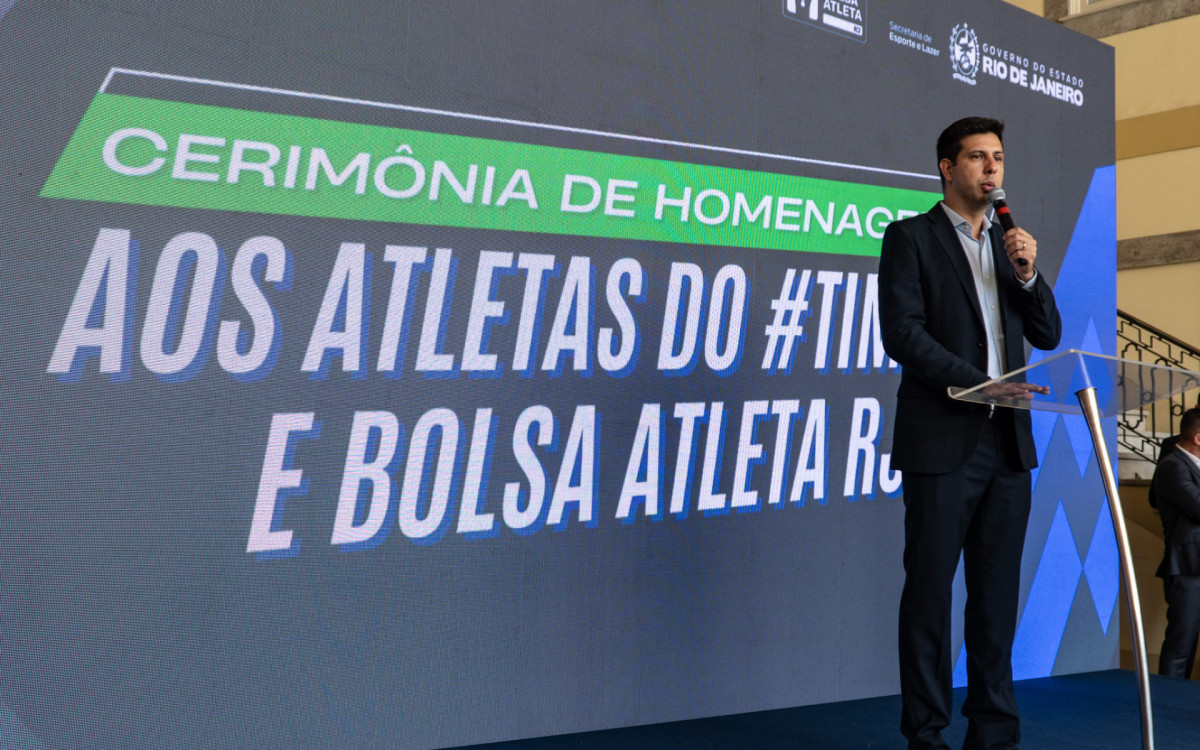 Cerimônia do Time RJ realizado no Palácio Guanabara