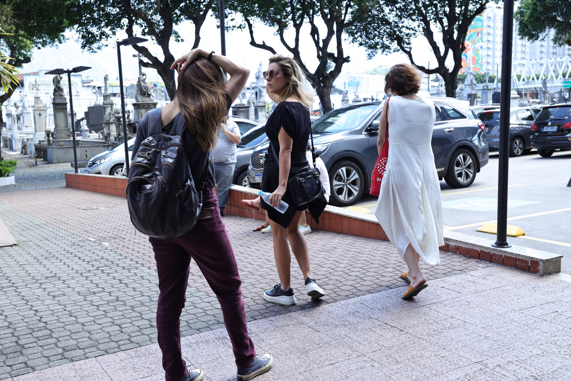 Júlia Rabello se despede da tia, Ângela - Anderson Borde / Agnews