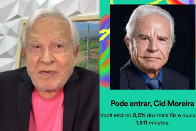 Cid Moreira manda recado para avó que mais ouviu 'Salmo 91' após neto viralizar 